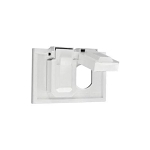 LEV 4976-W WH COVER HORIZ DUP