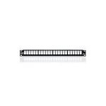 LEV 4S255-S24 24P 1U FLAT QP SHLD PATCH PANEL