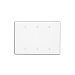 LEV 80533-W WH 3G MIDSZ BLANK BX MNT ENAMEL SCRE