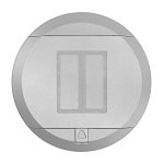 LEV PT526-GY 2-GANG DECORA DOOR-IN-DOOR FLOO