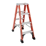 LOUISVILLE FM1404HD 4-FT . FG TWIN STEPLADDE
