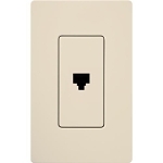 LUTRON CA-PJ-LA CLARO TELEPHONE JACK 6-CONDUCT