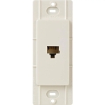 LUTRON CA-PJ-LA CLARO TELEPHONE JACK 6-CONDUCT
