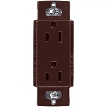 LUTRON CAR-15-BR CLARO 15A DUPLEX RECEPTACLE DE