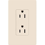 LUTRON CAR-15-LA CLARO 15A DUPLEX RECEPTACLE DE
