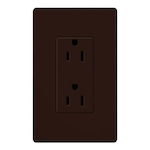 LUTRON CAR-15-BR CLARO 15A DUPLEX RECEPTACLE DE