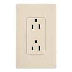LUTRON CAR-15-LA CLARO 15A DUPLEX RECEPTACLE DE