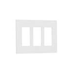 LUTRON CW-3-BL CLARO 3 GANG WALL PLATE FOR DECO