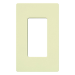 LUTRON CW-1-AL CLARO 1 GANG WALL PLATE FOR DECO