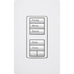 LUTRON RRD-W1RLD-WH SEETOUCH WALL KEYPAD WOR