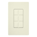 LUTRON SC-6PF-BI CLARO 6-PORT FRAME FIELD CUSTO