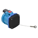 MELTRIC 61-1A826 PLUG CAP LOCKING POLY BLUE SI