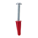 M-TAL WAKJ13 ANCHORS 3/16 RED PLAS WALL ANCR