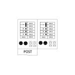 MIDWEST 5S3S2S2SEB 3 PHASE PED 50/30/20/20 B/