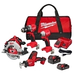 MILW 3693-24CX M18 4-TOOL COMBO KIT