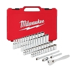 MILW 48-22-9004 1/4-IN DRIVE 50PC RATCHET & SOC