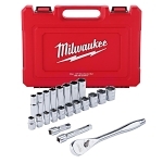MILW 48-22-9410 22 PC 1/2-IN DRIVE SAE RATCHET