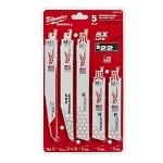 MILW 49-22-1105 SAWZALL DEMOLITION BLADE SET 5 P