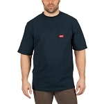MILW 601BL-L HEAVY DUTY POCKET T-SHIRT - SHORT S