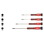MILW 48-22-2604 4 PC PRECISION SCREWDRIVER SE