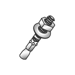 CULLY 62036J 1/4 X 2-1/4 STUD WEDGE ANCHOR
