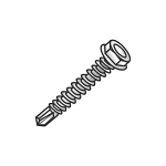 CULLY 79240 12 X 2-1/2 HWH TEK SCREWS ZP