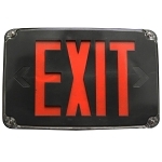 MORRIS 73387 WET LOCATION RED EXIT BLK