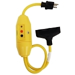 MORRIS 89006 IN-LINE TRI-TAP PORTABLE GFCI