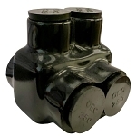 MORRIS 97122 600-2 BLK INSUL CONN DUAL