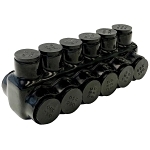 MORRIS 97636 2/0- 6 BLK INSUL CONN DUAL