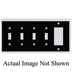 MULBERRY 34465 5G (4) TOGGLE (1) GFI WALLPLATE
