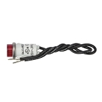 NSI 79780LW ROUND INDICA TOR LIGHT RED LENS STAINLESS BEZEL .25 CYL LENS