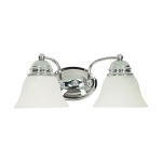 SATCO 60-337 EMPIRE 2 LIGHT 15-IN. VANITY WITH