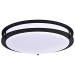 SATCO 62-1737 GLAMOUR LED 17-INCH FLUSH MOUNT