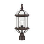 SATCO 60-4975 BOXWOOD 1 LIGHT 19-IN. OUTDOOR POS