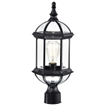SATCO 60-4976 BOXWOOD 1 LIGHT 19-IN OUTDOOR POST