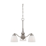 SATCO 60-5042 PATTON 3 LIGHT CHANDELIER (ARMS D