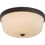 SATCO 60-5924 LAGUNA 3 LIGHT FLUSH FIXTURE WITH