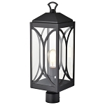 SATCO 60-8124 OAKLYN 1 LIGHT POST TOP MATTE BLA