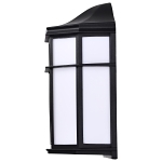 SATCO 62-1397 LED CAGE LANTERN FIXTURE BLACK FI