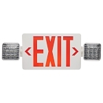 SATCO 67-121 COMBINATION RED EXIT SIG