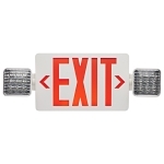 SATCO 67-122 COMBINATION RED EXIT SIG