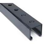 OCAL A12P-B PVC CTD STND PUNCH CHNL STRUT BL