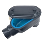 ABB LB87-G COND BODY LB SHAPE FRM7 3-IN DGRAY