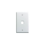 P&S WP3401-WH 1G WALL PLATE 1-PORT WH (M10)