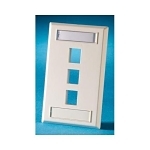 ORTRONICS KSFP3 FP KEYST ONE 3HOLE SG LBL DE