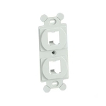 PANDUIT CF1062IWY FRAME TYPE 106 2 PORT OFF WHIT
