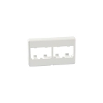 PANDUIT CFFP4WH FURNITURE FACEPLATE 4 PO