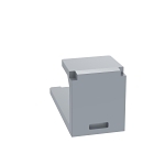 PANDUIT CMBIG-X BLANK MODULE 1 PORT INTL GRAY