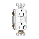 P&S 1597-HGW SELF-TEST GFCI HOS GRD RECEP 15A 1